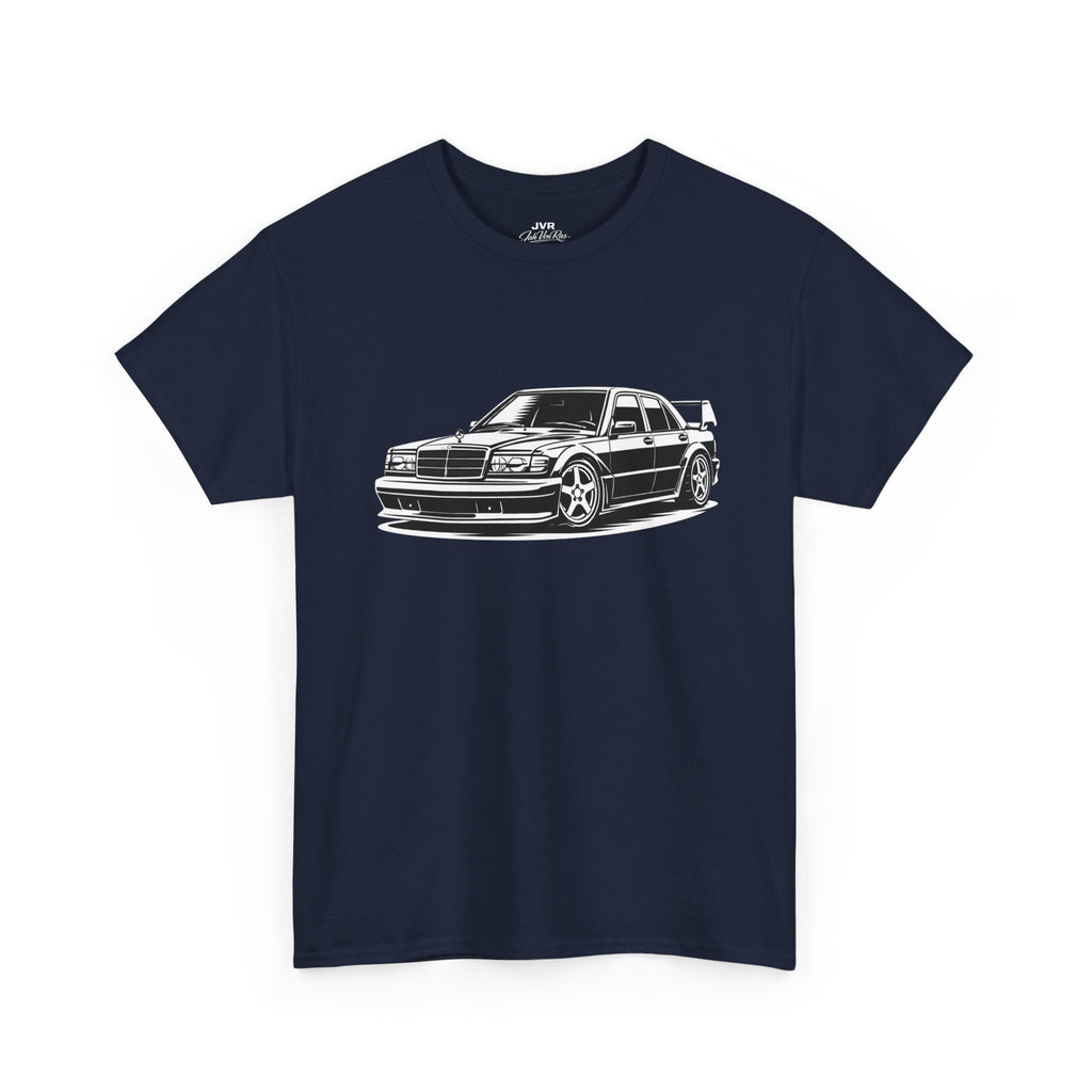 Mercedes 190E Graphic  Vintage Racing Car T-Shirt