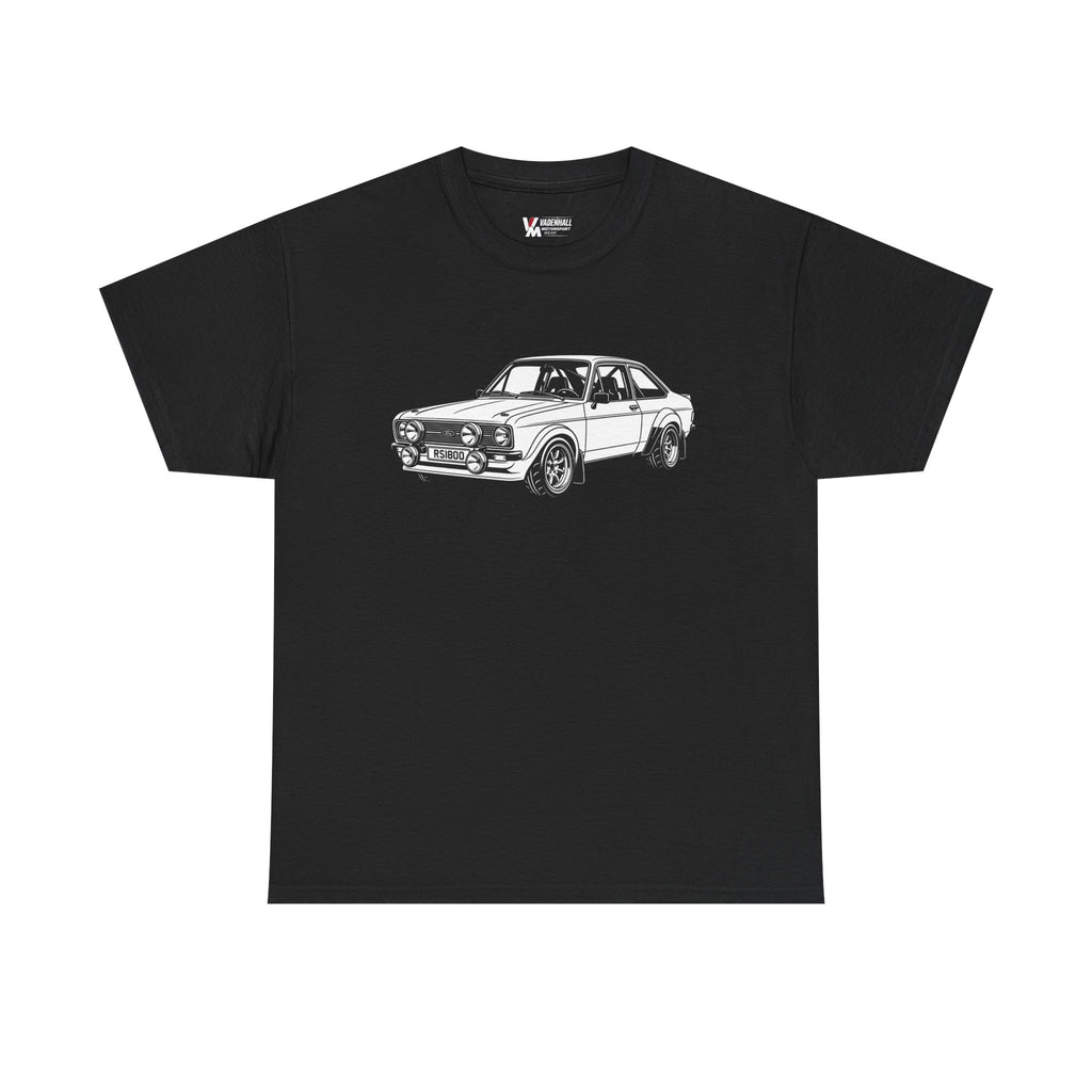 Mark 2 Ford Escort in Rally Motif. Classic British Racing Rally Car