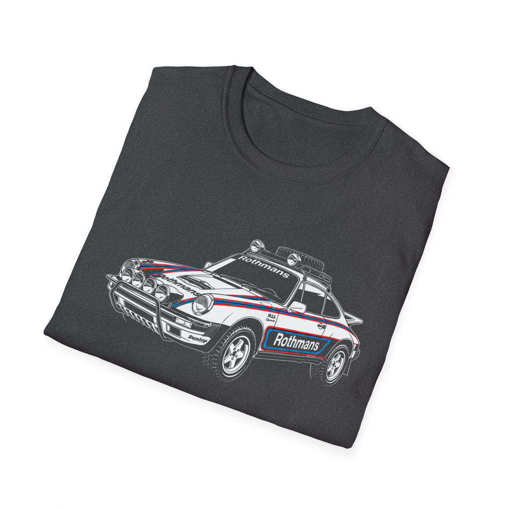 Vintage Porsche Rally Car, Martini Racing inspired Livery