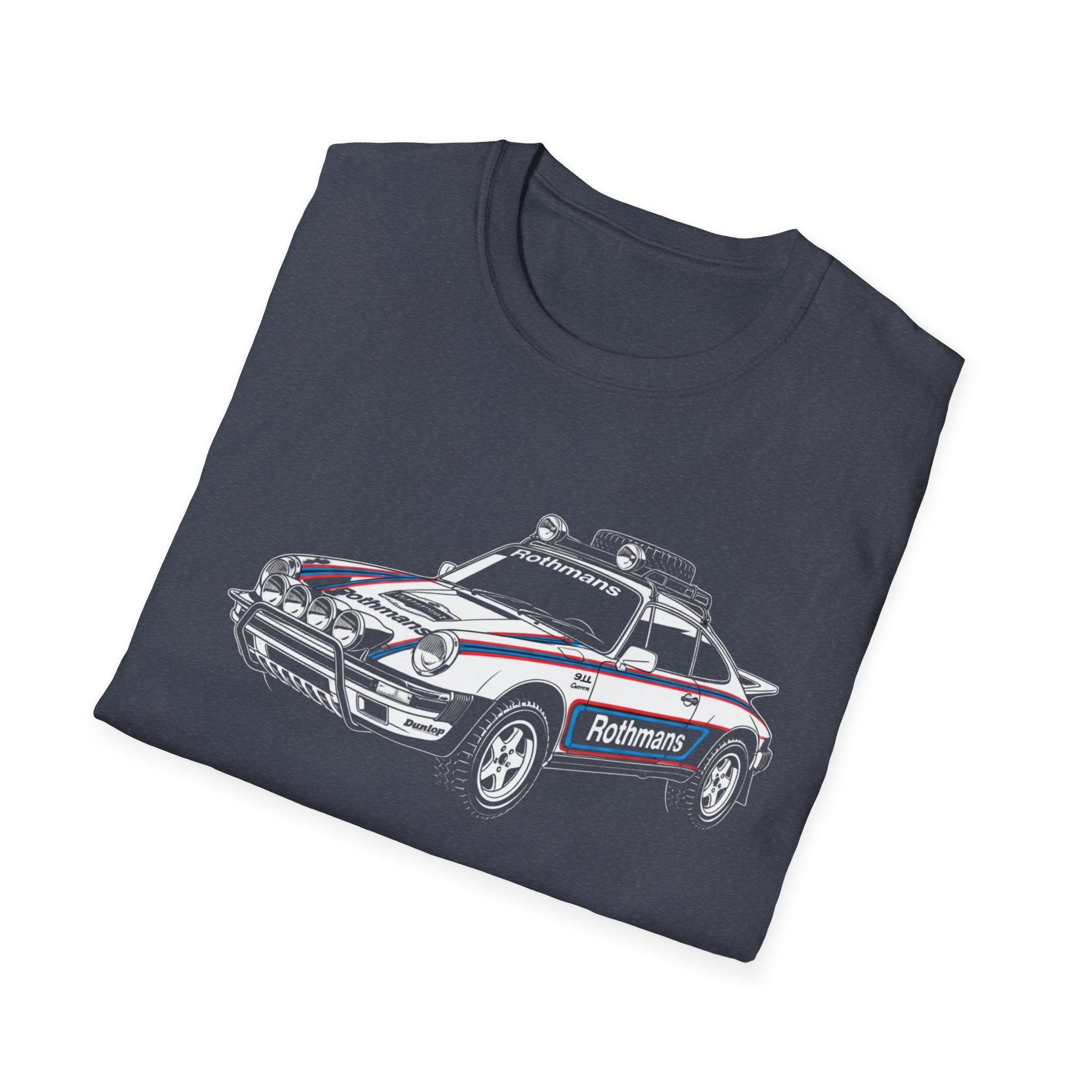 Vintage Porsche Rally Car, Martini Racing inspired Livery