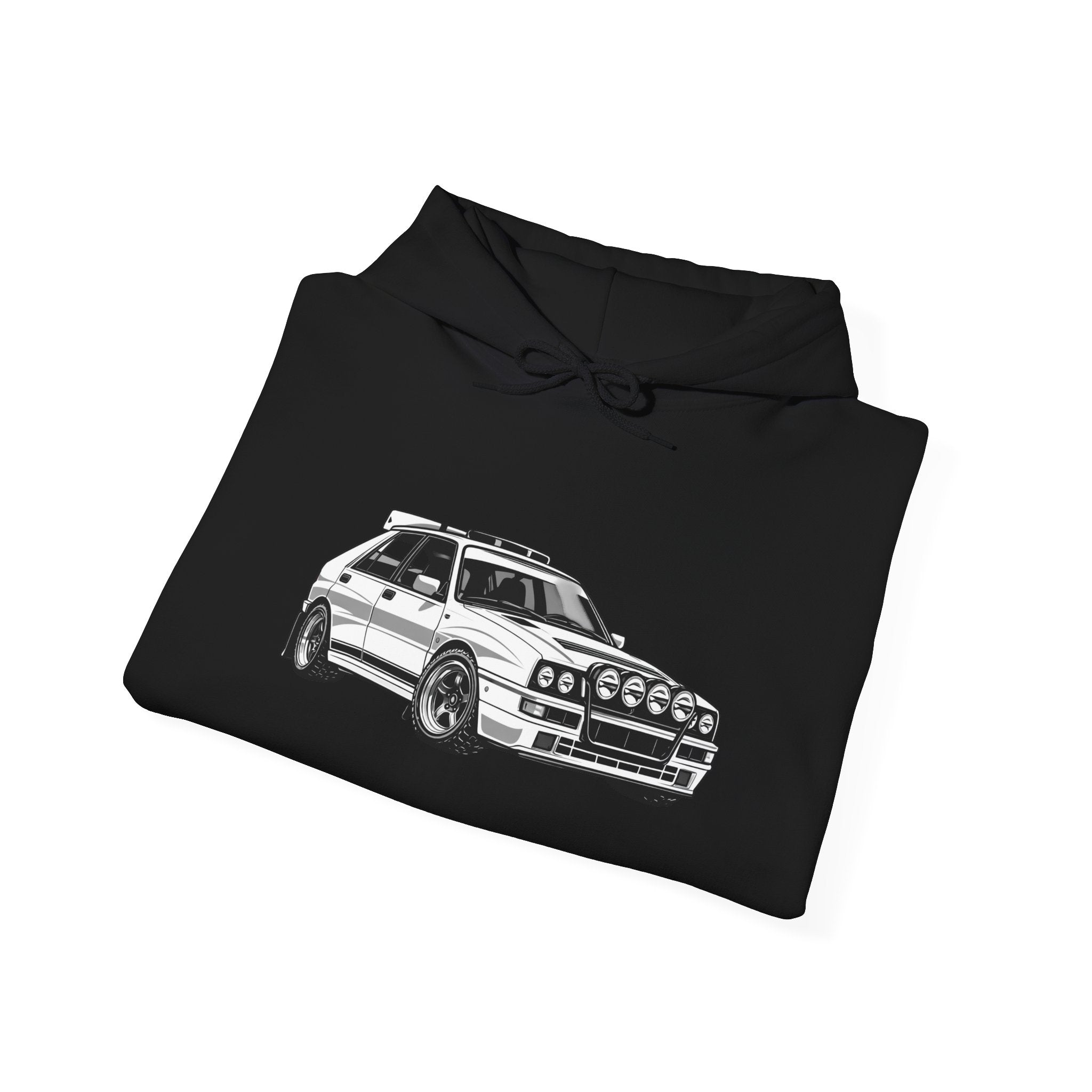 Rally Vintage Modified Lancia Delta Hatchback Hoodie