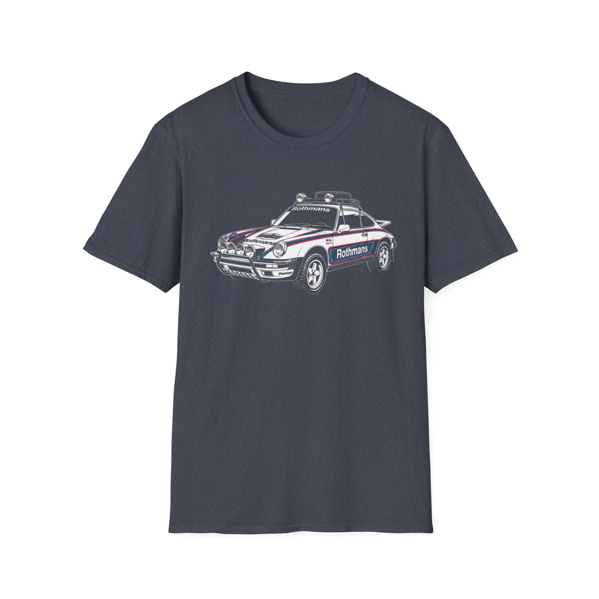 Vintage Porsche Rally Car, Martini Racing inspired Livery