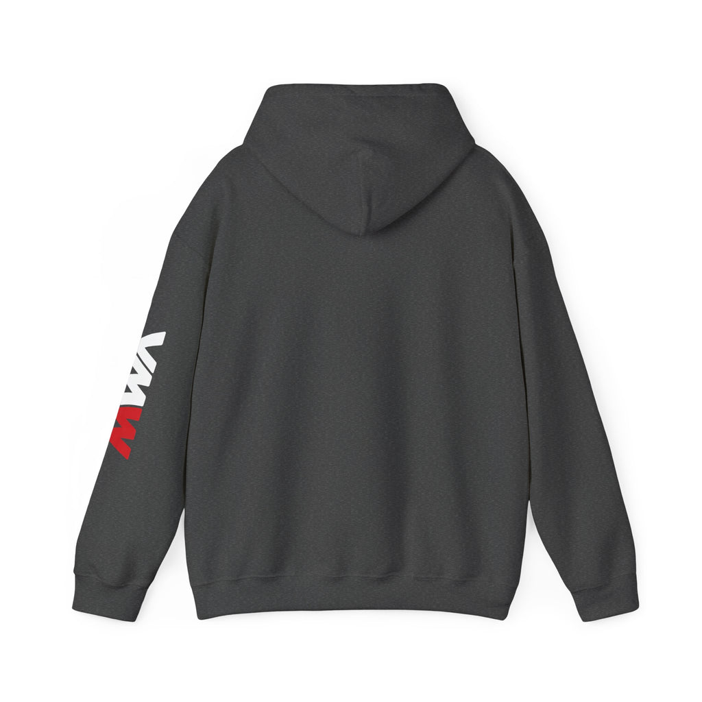 Race Car Hoodie — Retro Porsche Rally Rothmans Livery Style Motorsport Graphic Pullover