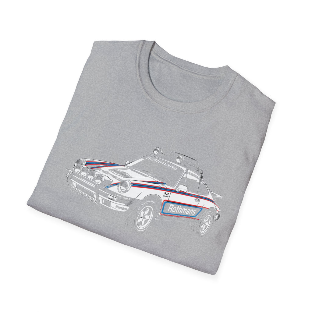 Vintage Porsche Rally Car, Martini Racing inspired Livery