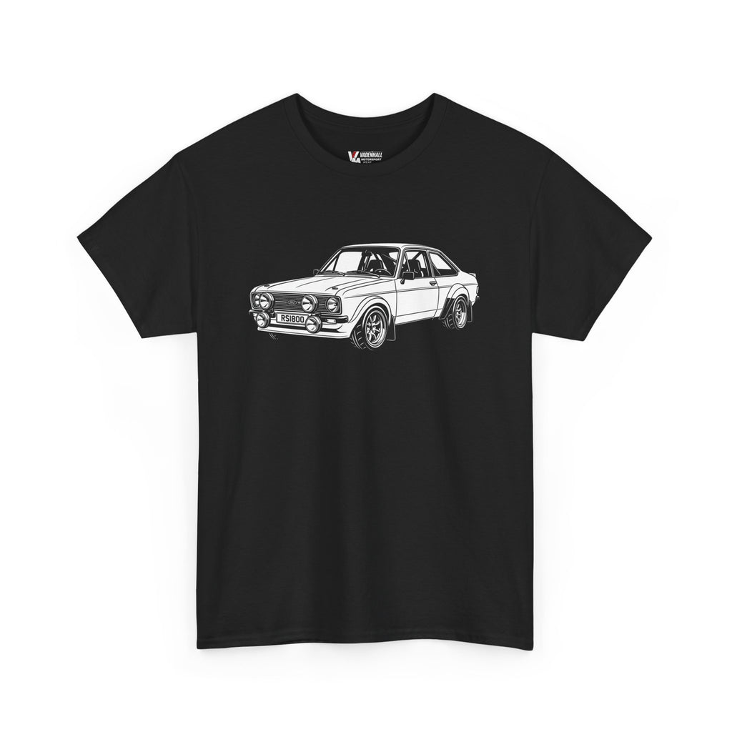 Mark 2 Ford Escort in Rally Motif. Classic British Racing Rally Car