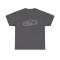 Nissan Skyline R34 Outline Tee — Retro JDM Car Graphic T-Shirt